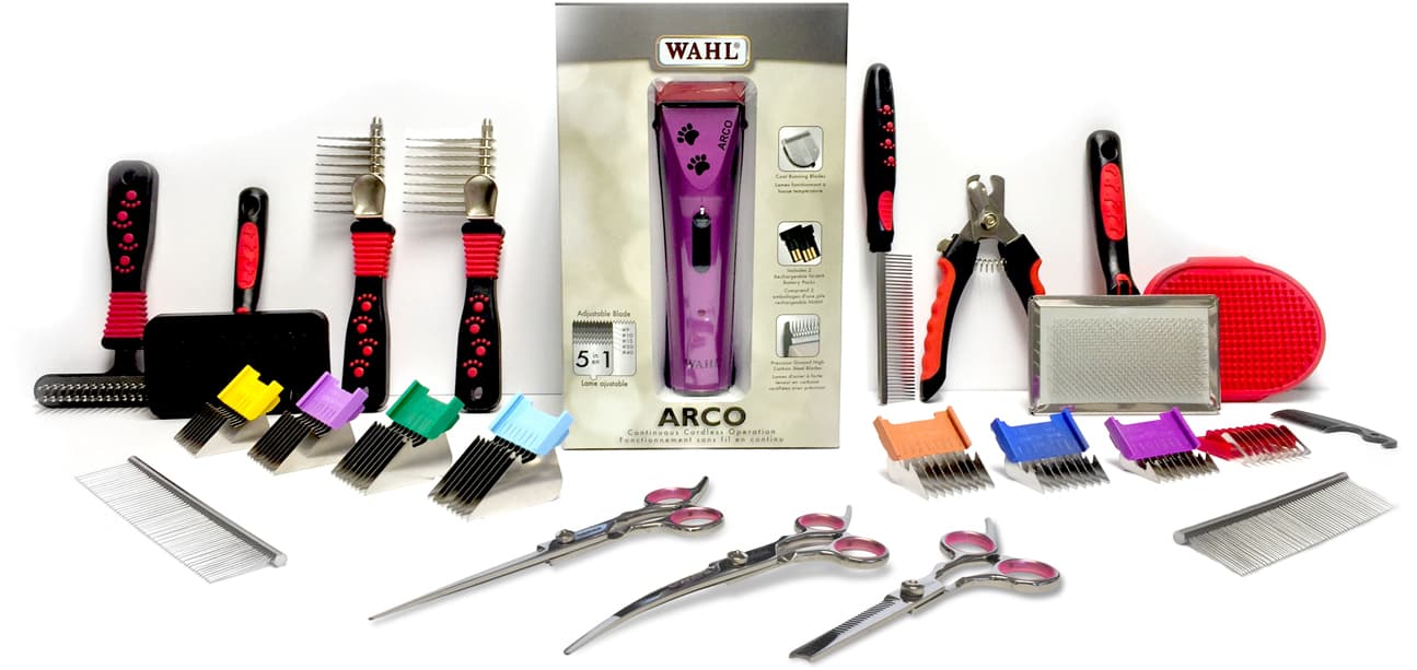 professional dog-grooming kit