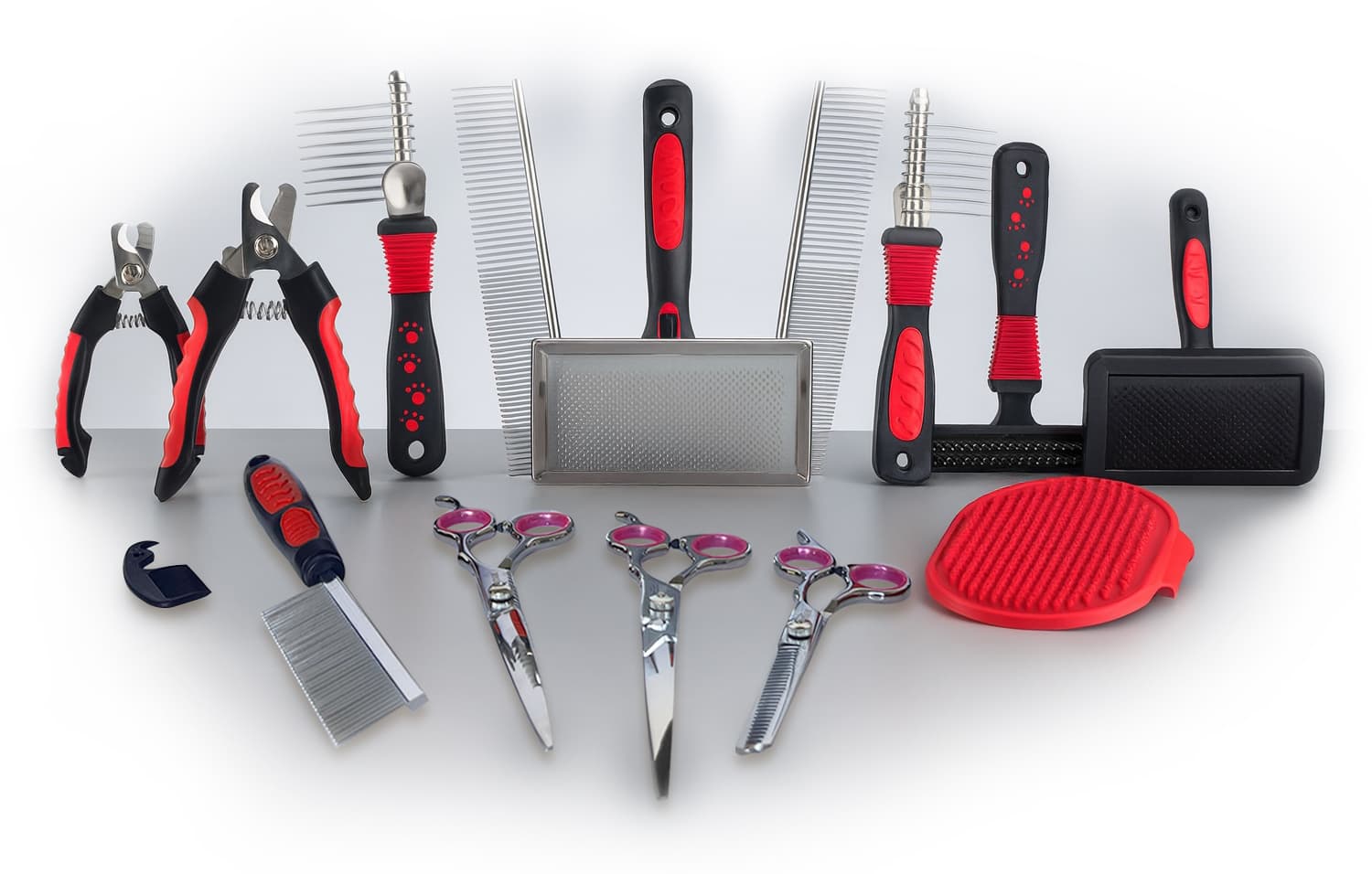 Professional dog grooming kit