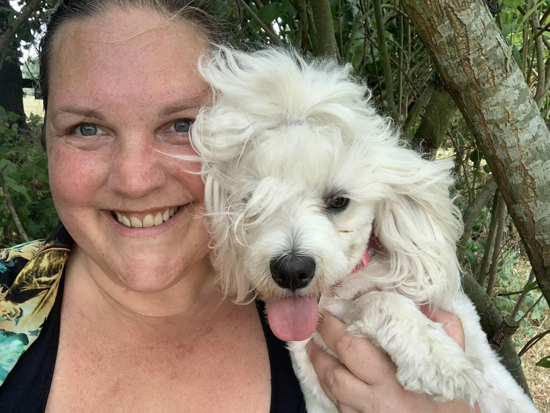 dog-care expert, Samantha Michaels