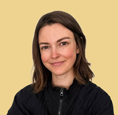 Profile photo of Casey Bechard on a yellow background